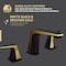 Anzzi 2-Handle 3-Hole Widespread Bathroom Faucet, Matte Black Brushed Gold L-AZ905MB-BG - alternate 6